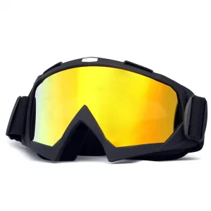 Windproof MX Dirt Bike Scooter Ski Helmet Goggles for Motocross Cycling and Motorcycle Riding