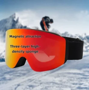 Windproof UV400 Magnetic Adult Snowboard Ski Goggles
