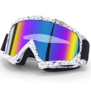 Windproof Waterproof HD Polarized Anti-Fog Impact-Resistant Motorcycle Goggles for Skiing and Hiking