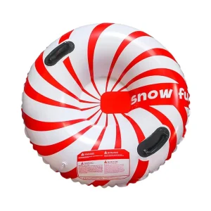 Winter Activity Theme Park Entertainment Inflatable Foldable Durable Snow Tube Children Christmas Theme Candy Printing PVC