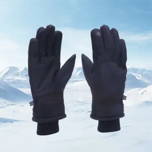 Winter Adult Waterproof Windproof Padded Polyester Outdoor Ski Gloves for Snowboarding and Leisure