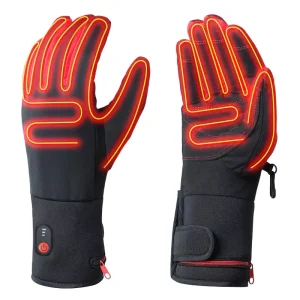 Winter Battery-Powered Waterproof Heated Gloves with 3-Temperature Control for Skiing, Cycling, and Fishing