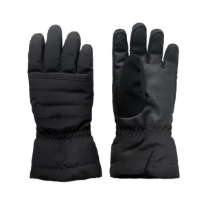 Winter Black Thermal Waterproof Windproof Non Slip Full Finger Polyester Ski Gloves for Men Ski Snowboarding Cycling