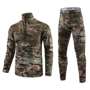 Winter Breathable Fitness Training Gym Activewear Sport Clothing Men Women Thermal Underwear Set