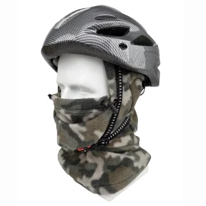 Winter Camo Polar Fleece Balaclava, Helmet-Compatible, Windproof and Warm, for Cycling, Hiking and Skiing