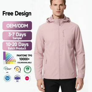 Winter Custom Logo Windbreaker Jacket