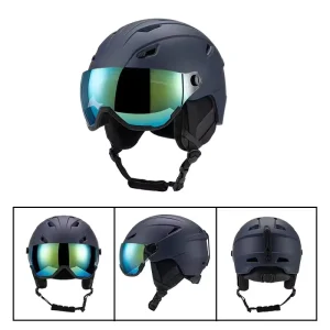 Winter Full-Face Ski Helmet Adjustable Outdoor Sports Unisex Breathable Warm Anti-Fall