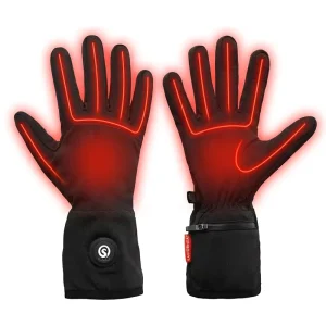Winter Lightweight Ski Daily Commuting Driving Thermal Heated Gloves Ultra-Thin Touchscreen Compatible Breathable Windproof