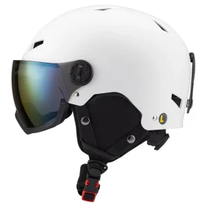 Winter New Arrivals OEM ODM Custom Ski Helmet Manufacture Custom Logo Printed ABS Ski Helmet With Visor Ultraviolet Proof