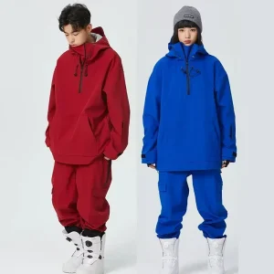 Winter Outdoor Ski Suit for Men and Women Waterproof Windproof Jacket and Pants