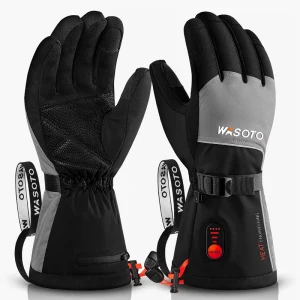 Winter Outdoor Sports Ski Gloves Heating for Men Women Touchscreen Compatible Waterproof Lithium 7.4V Battery 40 60C Home Use