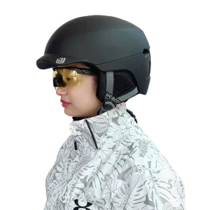 Winter Outdoor Sports Ski Helmet Unisex Half Finger Extra Large Size XXL 63-66 PC Material Printed Logo Safety Protection Riding