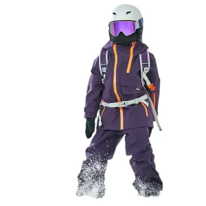 Winter Outdoor Waterproof Breathable Kids Snowsuit for Skiing and Snowboarding