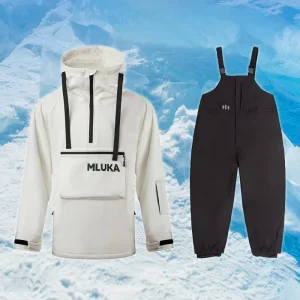 Winter Outdoor Waterproof Heated Ski Jackets Breathable Hooded Windproof for Men and Women