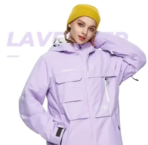 Winter Oversized Ski Jacket Women Men Snowboarding Outdoor Snowsuit Waterproof Windproof Skiing Clothes