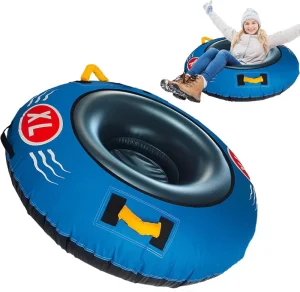 Winter PVC Thickened Inflatable Snow Tubes Inflatable Ski Tubes Inflatable Sleds Outdoor Ski Toys Suitable For Adults And Child