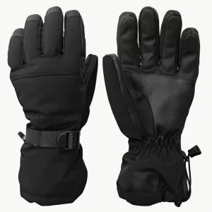 Winter Ski Gloves Full-Finger Drawstring Closure Touchscreen Compatible Men’s and Women’s Windproof Waterproof Gloves