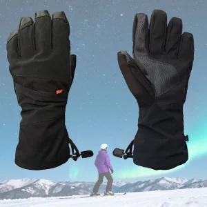 Winter Ski Gloves Insulated Split Finger Waterproof Windproof Touchscreen Custom Manufacturing