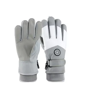 Winter Ski Gloves with Touch Screen Technology and Fleece Lining for Snowboarding
