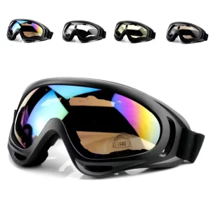 Winter Ski Goggles Anti-Dust Safety Goggles Windproof Motocross Goggles for Sports