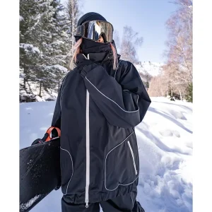 Winter Ski Jacket for Men and Women, Waterproof, Breathable and Windproof