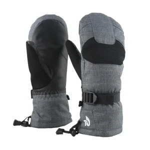 Winter Ski Mittens for Men and Women, Warm Adult Snow Mitts, Waterproof Snowboarding Gloves