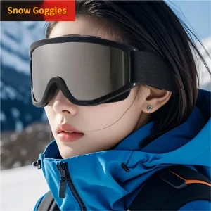 Winter Ski & Mountaineering Snow Goggles Windproof UV Protection Outdoor Sports Gear for Motorcycle Riding & Skiing