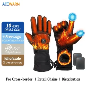 Winter Ski Outdoor Sports Self Heating Waterproof Unisex Gloves with Heat Massage