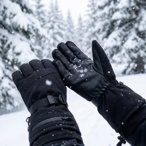 Winter Ski & Snowboard Gloves Waterproof for Full Finger Touchscreen Compatible Anti Slip Motorcycle Cycling Unisex