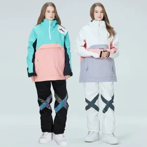 Winter Ski Suit Waterproof Outdoor Jacket and Pants for Snowboarding