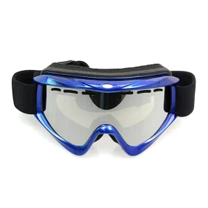 Winter Sport Goggles Anti-Fog Big Mask Blue Frame Cycling and Ski Eyewear