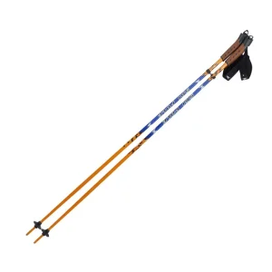 Winter Sports New Custom Logo Cork Handle Nordic Wrist Strap Aluminium Ski Pole