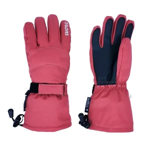 Winter Sports Snowboard Ski Gloves Thermal Waterproof Split Finger Gauntlet Motocross Motorcycle Cuff Touchscreen Hook and Loop
