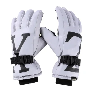Winter Touch Screen Gloves Trend Warm Windproof Waterproof Prevent Cold Fleece Thickened Riding Ski Gloves