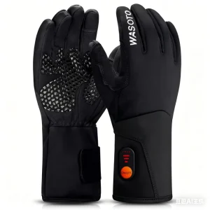 Winter Warm Waterproof Ski Gloves Screen Touch Technology Gloves for Snowboarding Hiking Sports Made From Polyester