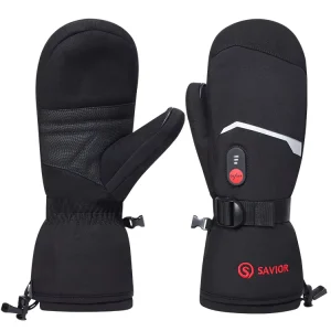Winter Waterproof Warm Touchscreen Rechargeable Electric Hand Ski Gloves USB Battery Heated Gloves for Outdoor Sports