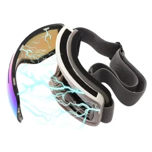 Winter Windproof Magnetic Ski Goggles Sunglasses Comfortable Oversized Spherical Ski Glasses for Racing