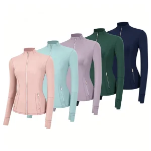 Women’s 3-Piece Yoga Set, Sweater Shirt, Sweatpants Joggers, Spring Autumn Sportswear