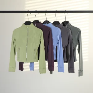 Women’s Hooded Quarter-Zip Yoga Jacket