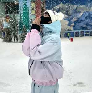 Women’s Snow Wear 20k Waterproof Ski Suit Set Snowboard Clothing Outdoor Costumes Winter Ice Jackets and Pants for Girls