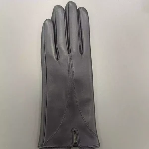 Women’s Sporty Stretch Leather Touchscreen Gloves with Fleece Lining for Cycling, Fishing, and Daily Use