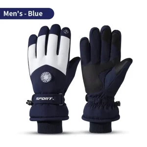 Women’s Thermal Water-Repellent Touchscreen Ski Gloves for Winter Snowboarding