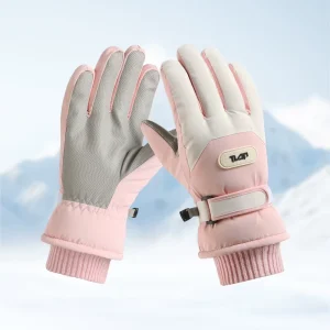 Women’s Winter Ski Gloves Windproof Water Repellent Fleece Lined Touchscreen Anti Slip Palm for Cycling Sports Factory Direct