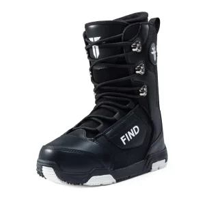 Wood Material Sandwich Construction Snowboard Boots Set with Lace up Skiing Sport Style Adult Snow Boots