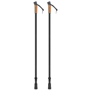 Wooden Handle Ski Poles with Aluminum Alloy Body