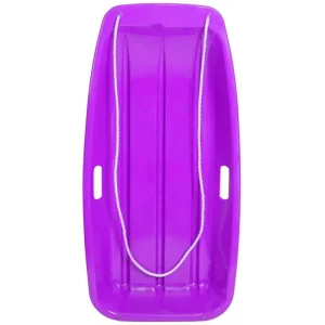YAMA HDPE Plastic Kids Toboggan Winter Sport Sledge for Adults Pull Downhill Ski Slider Snow Slides & Tubes