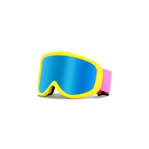 Yellow Frame Kids Youth Funny Outdoor Sports Anti Fog Uv Protection Ski Goggles