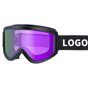 Yijia Optical Anti fog Snow Goggles Uv Protection Ski Goggles OEM Logo Fashion Adult Ski Glasses