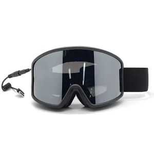 Yijia Optical Heated Ski Goggles Anti fog Lens Magnetic Custom Logo Brand Snow Goggles Electrically Heated Snowmobile Goggles