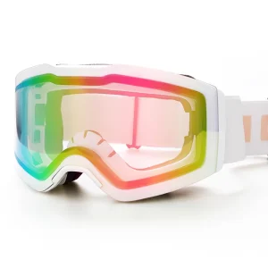 Yijia Optical OEM Snow Goggles Interchangeable Lenses OTG Ski Goggles Glasses UV400 Custom Anti fog Snowboard Goggles